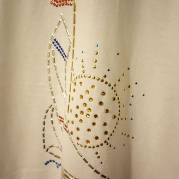 - ✨NWT Short sleeve t-shirt with jeweled sail boat - Picture 7 of 9